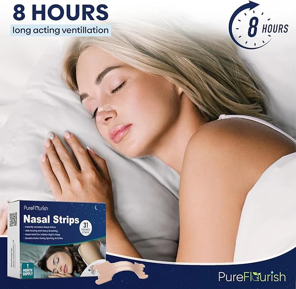 nasal strips can lead to more restful sleep